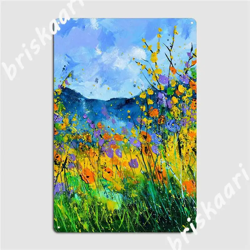 

Летние цветы, металлическая вывеска, кинотеатр, стена для гостиной, под заказ, жестяные пластинки Sign, постеры