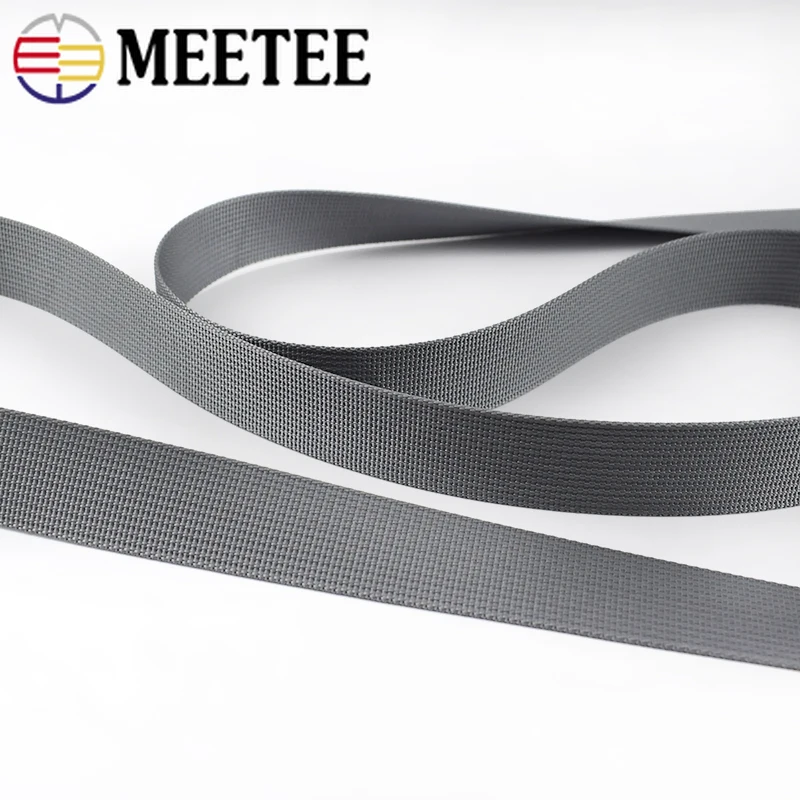 Толстая нейлоновая сетчатая лента Meetee 5 метров 1 мм для ошейника рюкзака ранец