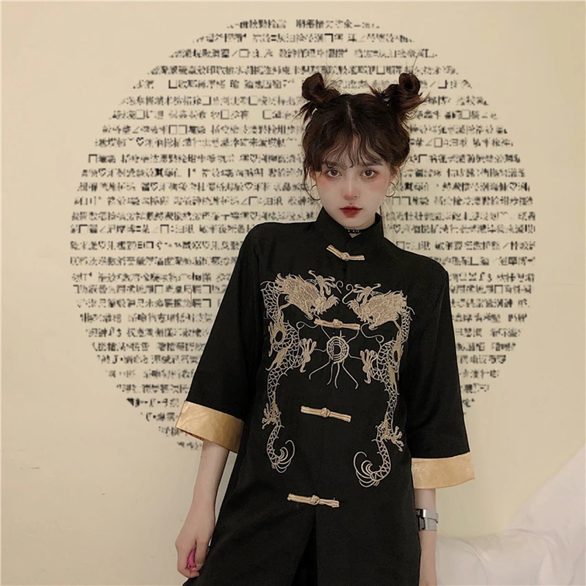 Новинка 2020 модная одежда Dragon Haori японский пиджак винтажная азиатская уличная топ