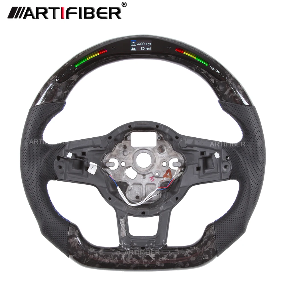 

LED Carbon Fiber Steering Wheel for VW GTI Golf Scirocco Polo Jetta Tiguan Passat Touran Arteon GTI