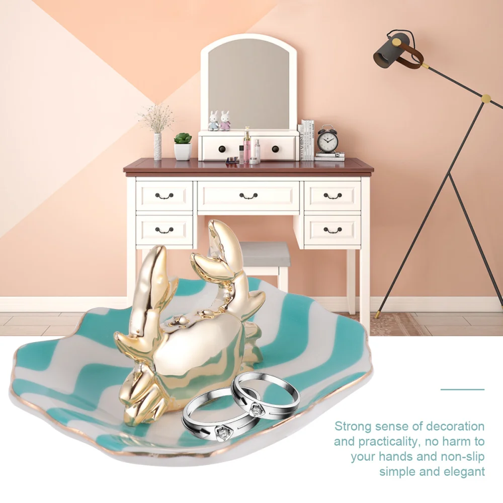 Модные ювелирные изделия пластины керамические кольца держатель Простые