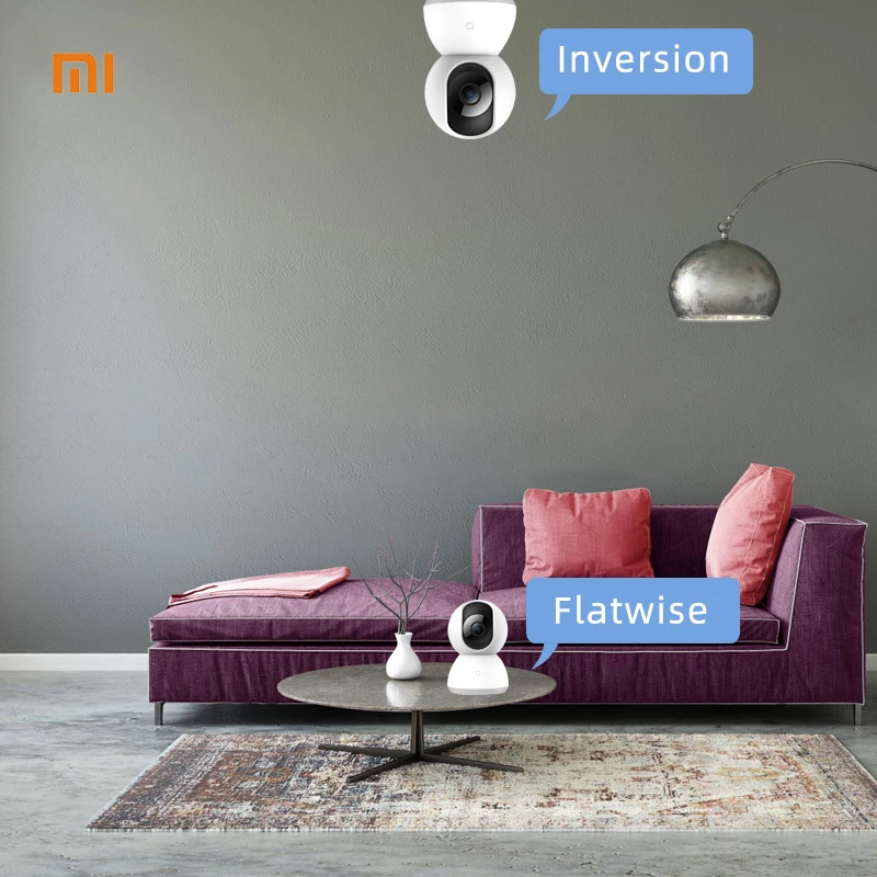 

Xiaomi home smart 1080P night vision wireless monitor wifi panoramic HD can be connected to mobile phone remote indoor camera