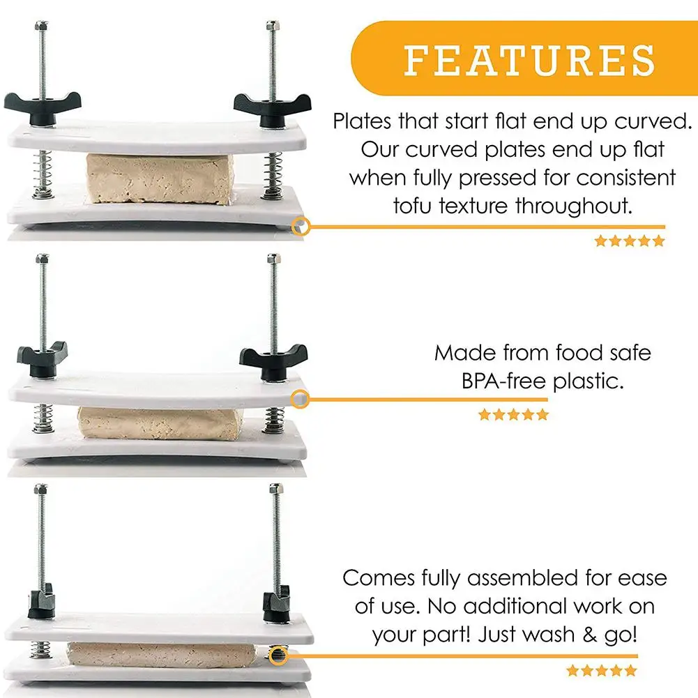 Для домашнего тофу пресс форма для с изогнутыми пластинами премиум класса