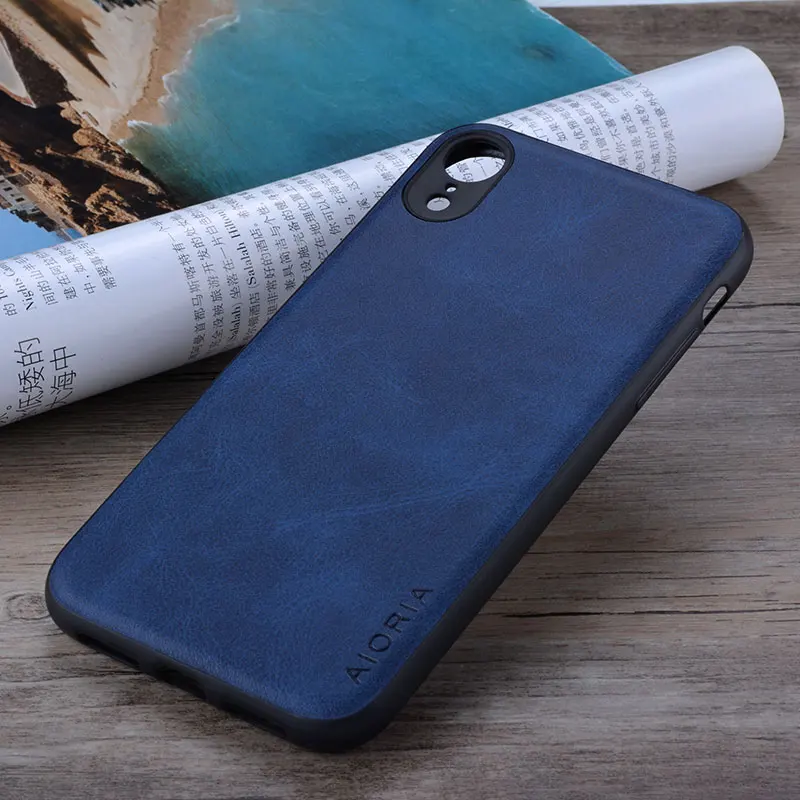 Чехол для iPhone XR X XS 11 12 Pro Max Mini SE 2020 6 6S 7 8 Plus роскошный винтажный кожаный чехол