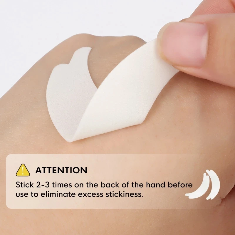 Micro Foaming Eyepads 50Pairs/lot Lint Free Eye Patch Soft Eyelash Extension Patches Professional Eyepatch for Eyelash Extension