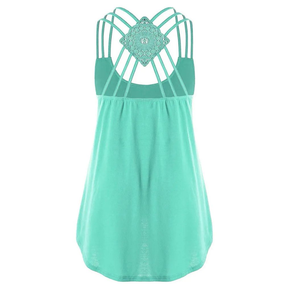 Женская туника топ с круглым вырезом без рукавов|Майки| |