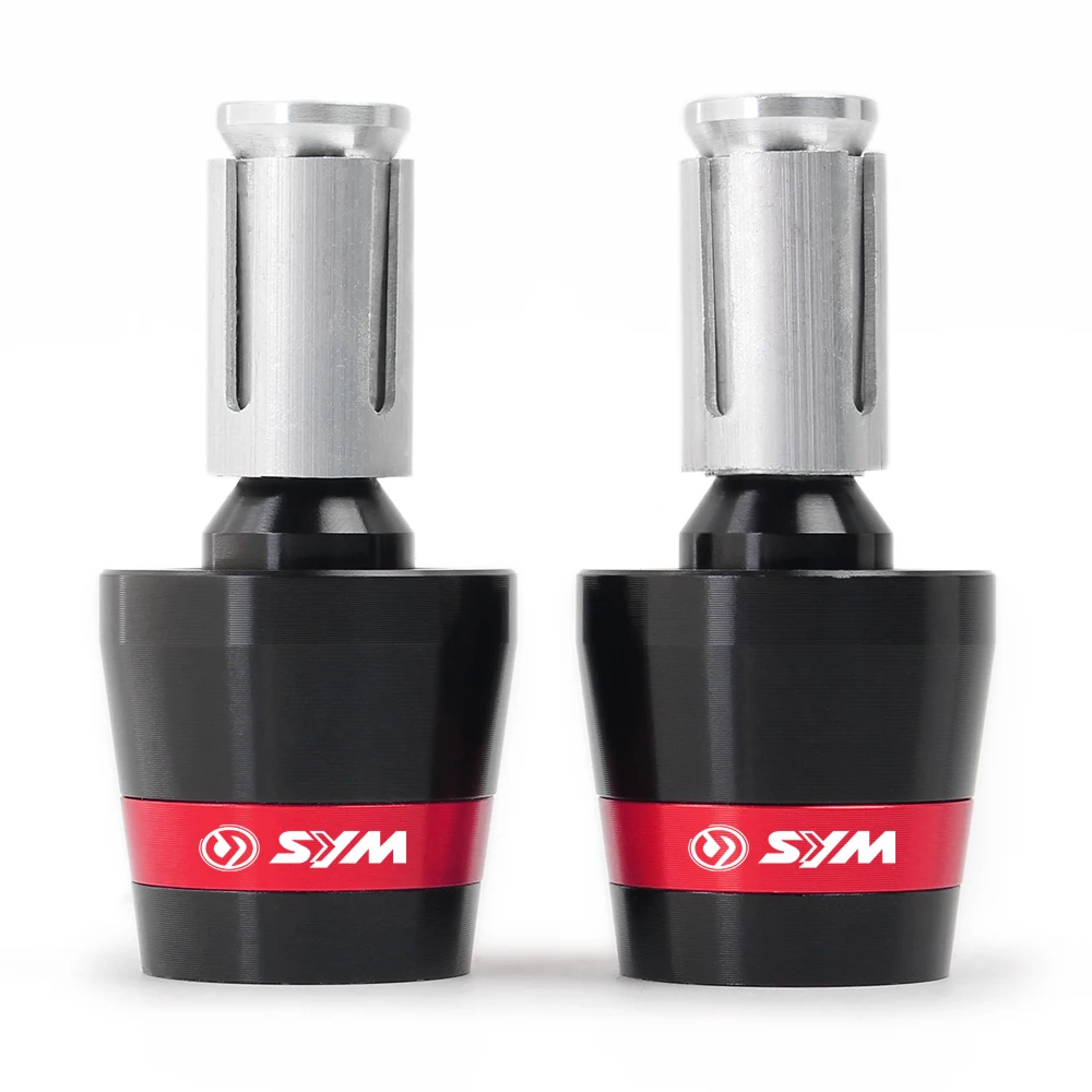 Red Высокое качество мотоцикла CNC руль ручки руля концы крышки слайдер Для SYM CRUISYM150 180 300 CRUISYM GTS 300 300i - Цвет: Red