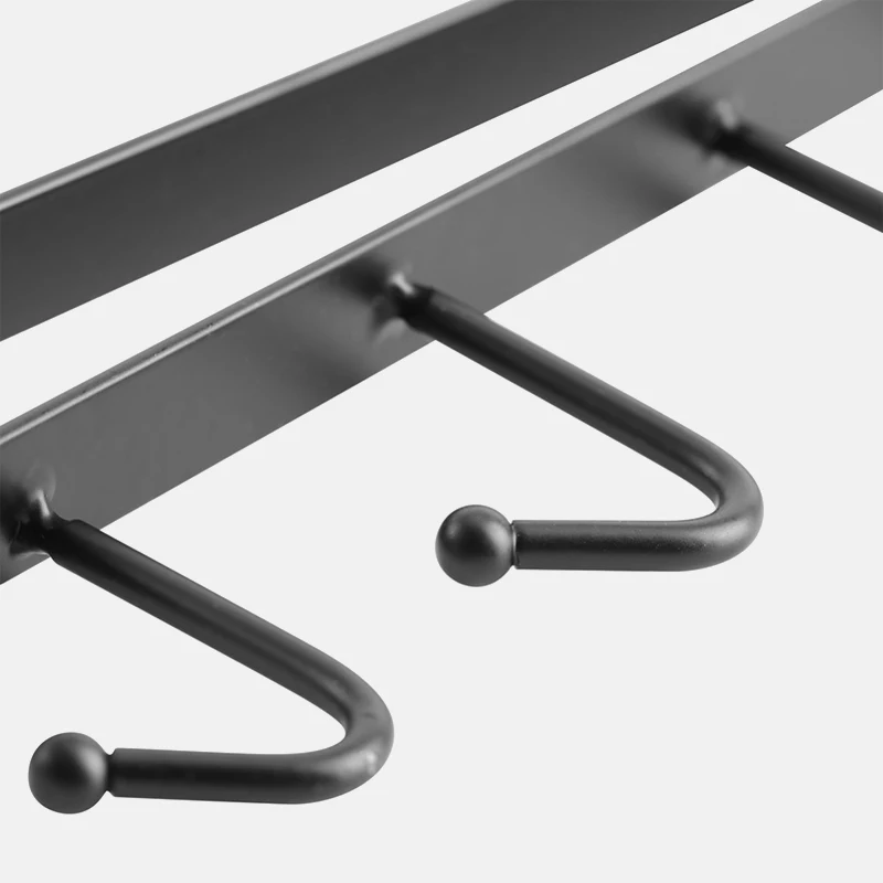 

Kitchen Cupboard Storage Rack Cupboard Shelf Hanging Hook Organizer Closet Clothes Glass Mug Shelf Hanger Door Chest Hanging