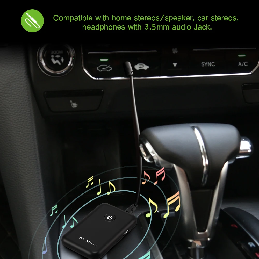 3 5 мм 2 в 1 беспроводной AUX Стерео Bluetooth адаптер аудио передатчик комбинированный