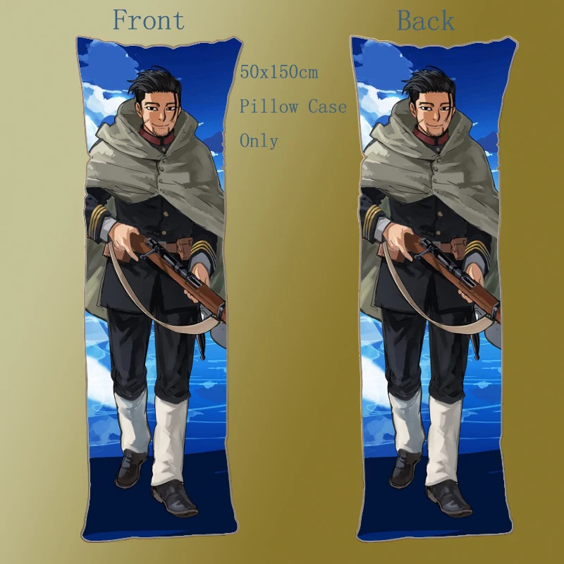 

Anime Dakimakura Body Pillow Case Golden Kamuy Ogata Hyakunosuke cover decorative pillowcases home decoration 150cm