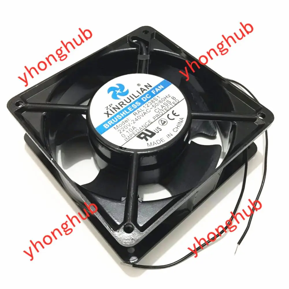 XINRUILIAN RAL1238S1 AC 220V 0.10A 120x120x38 мм вентилятор охлаждения сервера|square fan|server fan220v ac fan |