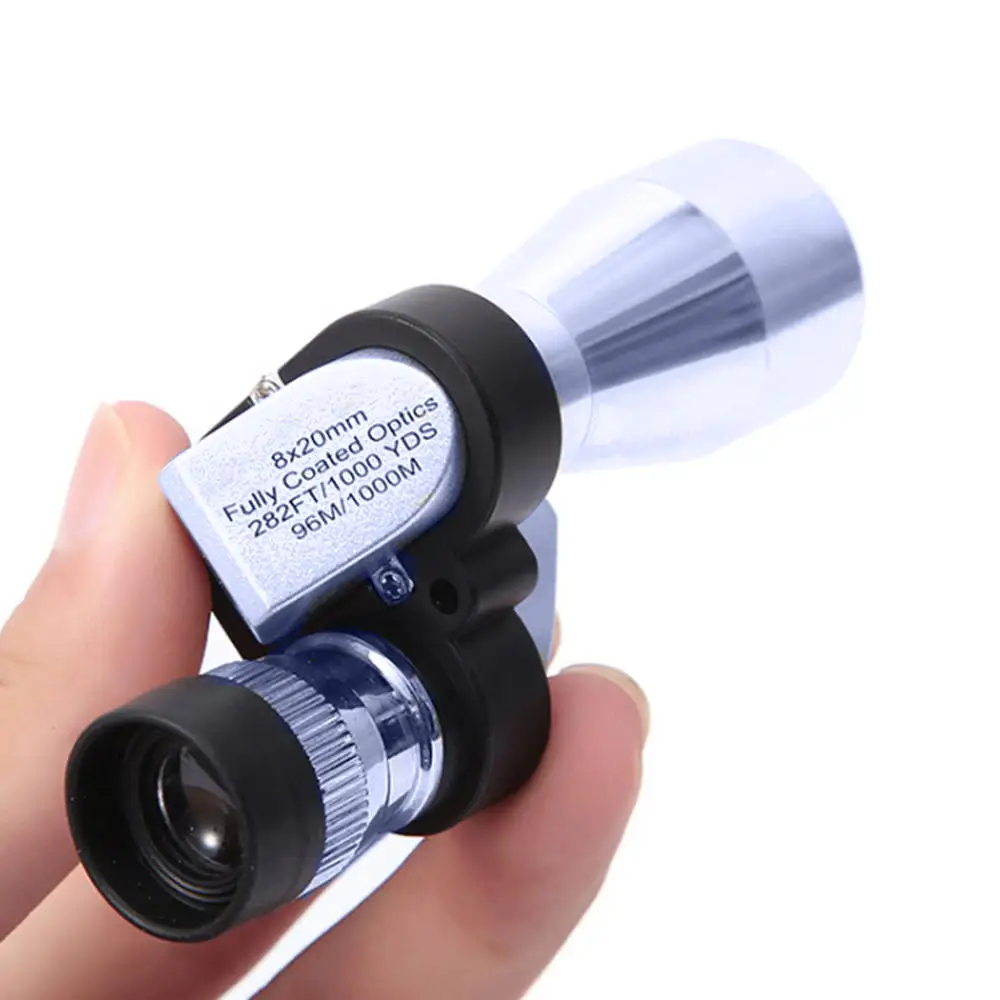

New Mini 8x20HD Corner Optical Monocular Telescope Focuser Outdoor Hiking Climbing Wilderness Expedition Microscope Eyepiece