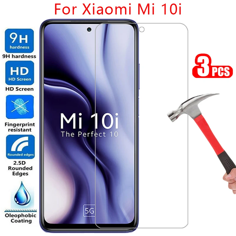 

protective tempered glass for xiaomi mi 10i 5g screen protector on ksiomi my 10 i i10 mi10i xiaomi10i film xiomi xaomi xiaomy 9h