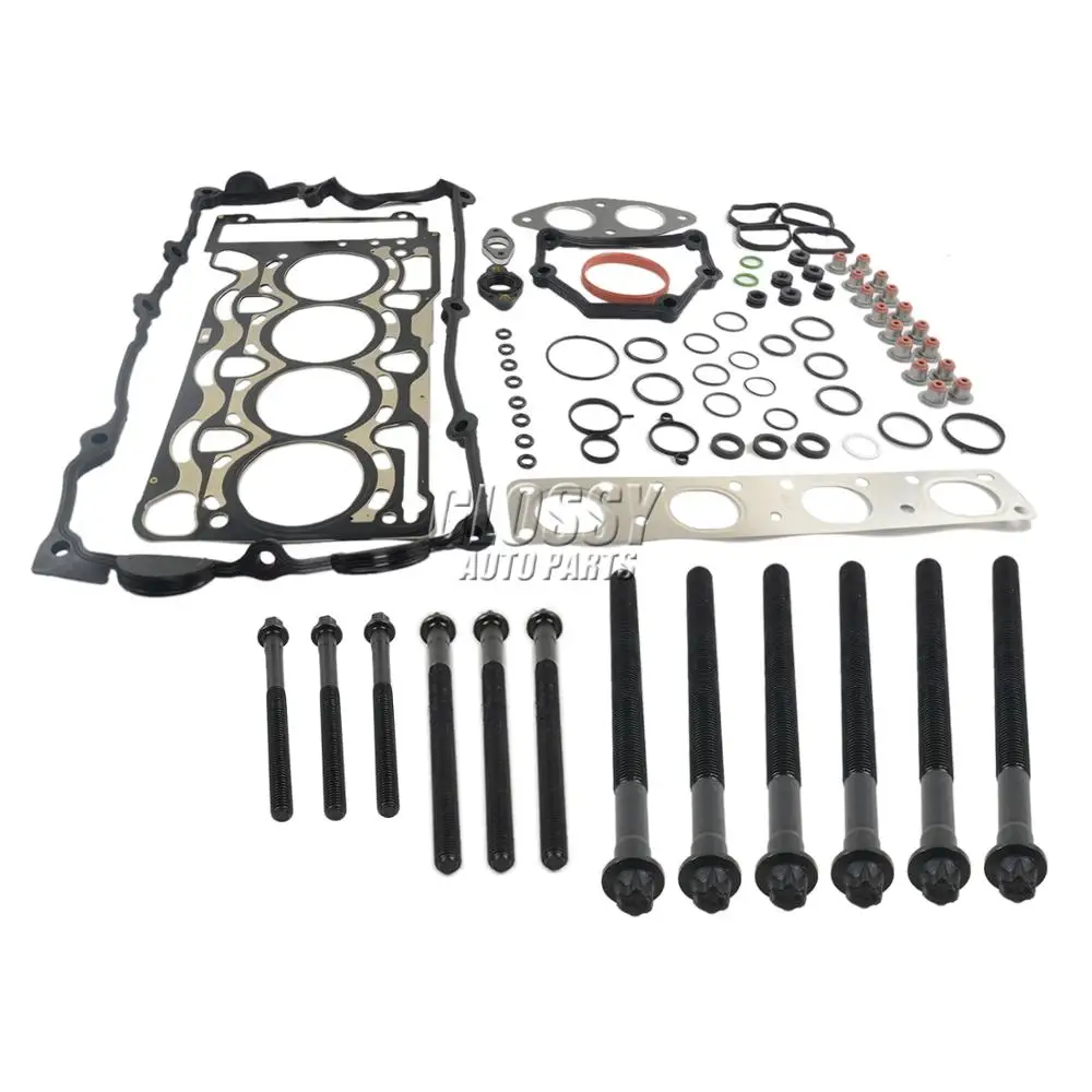 Комплект прокладок головки блока цилиндров двигателя AP03 с болтами для BMW N46 N43 N45 X1