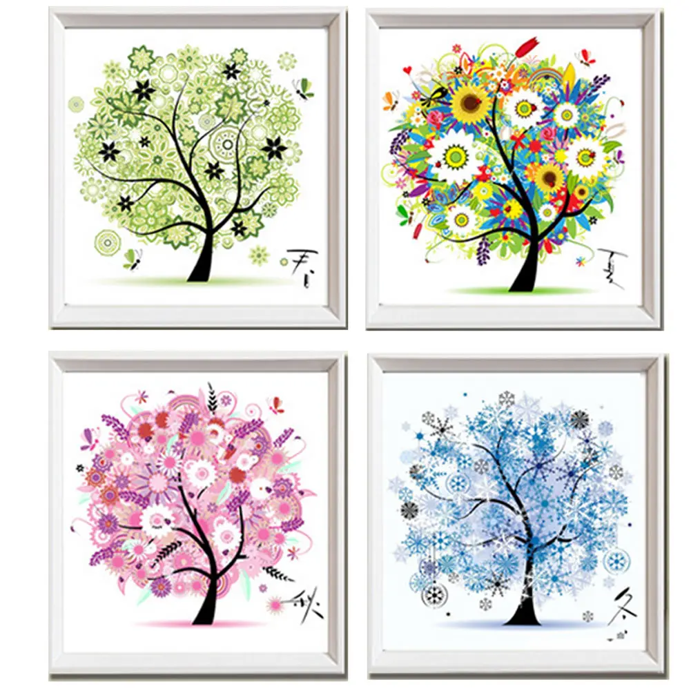 Набор для вышивки крестом сделай сам DMC Всесезонная хлопковая нить с деревом