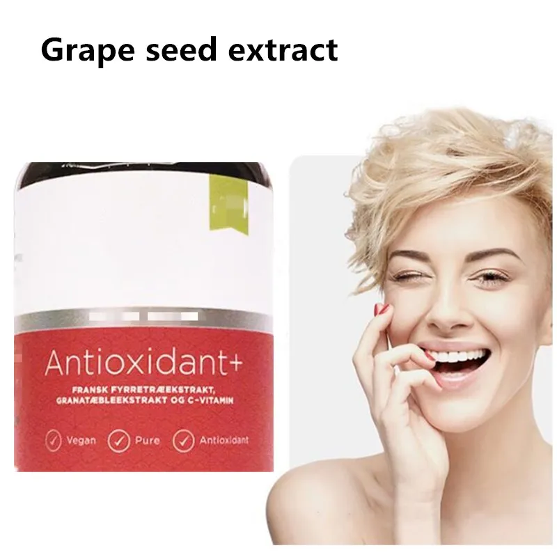 

Натуральное соединение антиоксидант, омолаживающий, ингибирующий меланин 120 шт добавить эссенцию виноградных косточек