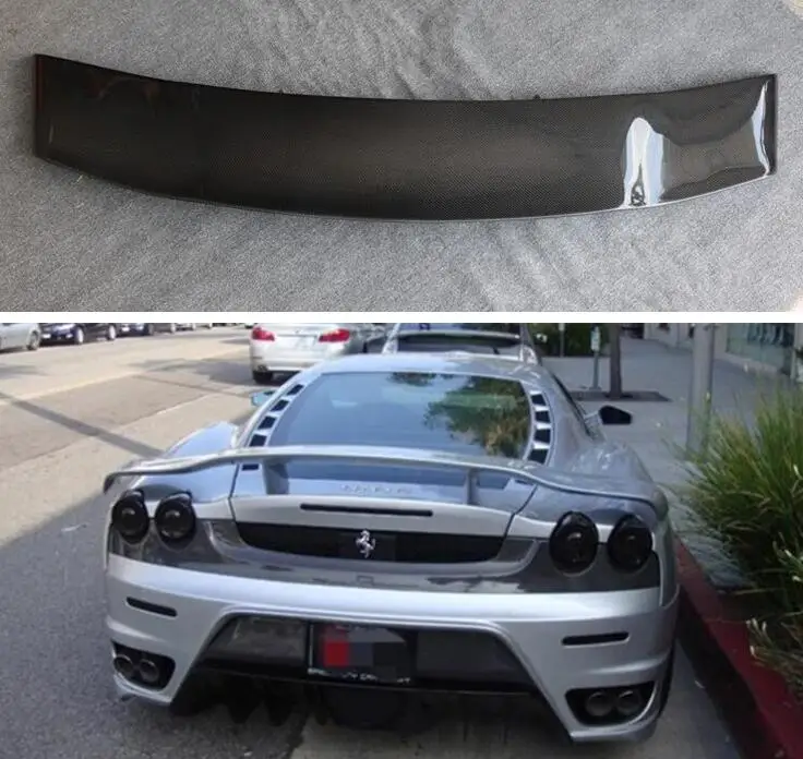 

Спойлер из натурального углеродного волокна для заднего крыла багажника для Ferrari F430 2005 2006 2007 2008 2009