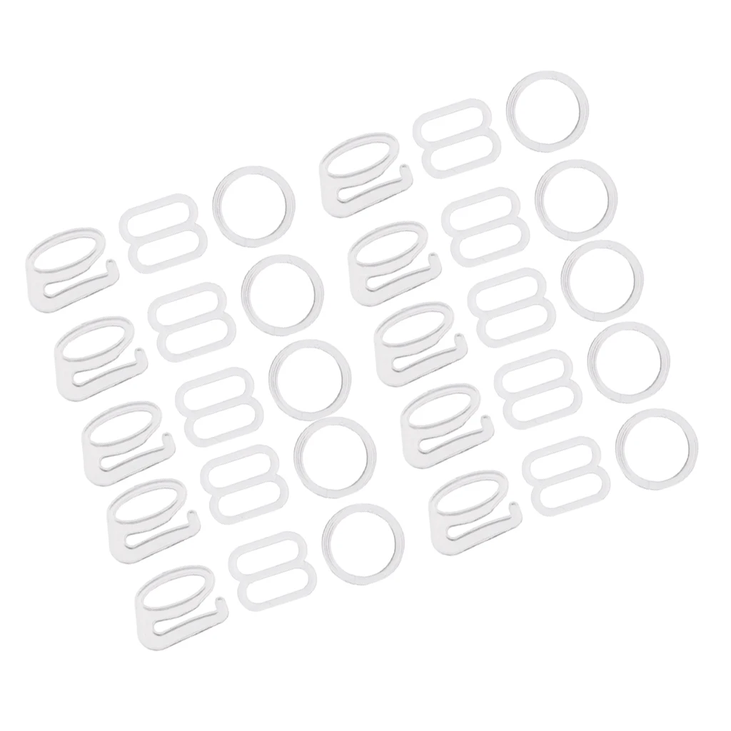 10 комплектов нейлоновый бюстгальтер регулируемый слайдер/Крючки/уплотнительное