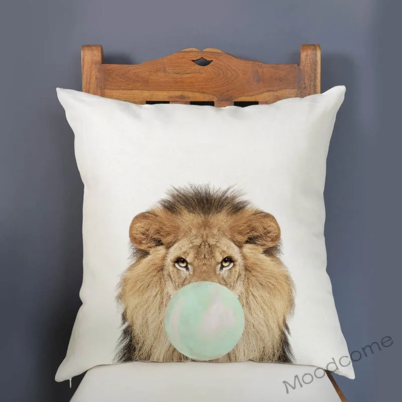 Супермягкий Бархатный Чехол для подушки детский Декор жевательная резинка