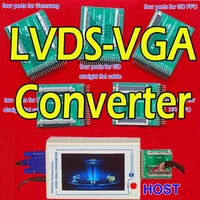 tkdmr new tv160 full hd lvds turn vga ledlcdtv mainboard tester tools converter display versionwith five adapter plate