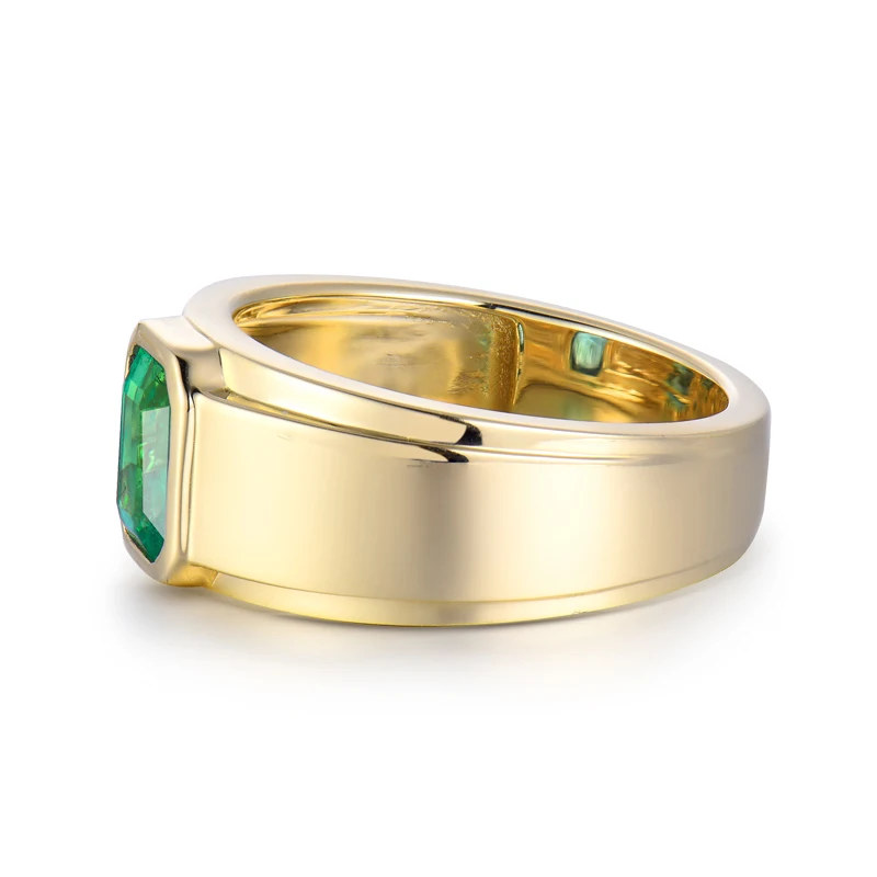 Женское кольцо с изумрудами LOVERJEWELRY ювелирное изделие из желтого золота 18 К 9 г |