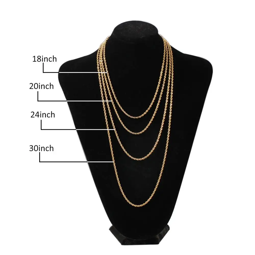 

UWIN Baguette $ Symbol Necklaces & Pendant Gold Silver Color For Men Women Full Iced Out Cubic Zircon Chain Hiphop Jewelry