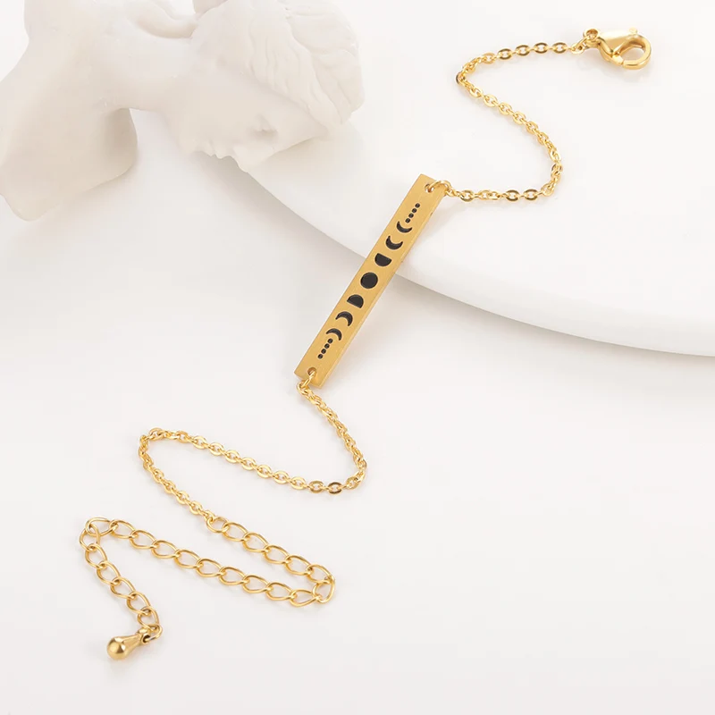 2017 Новая мода Шарм Для женщин jewelry Нержавеющая сталь золото Цвет цепи прекрасный