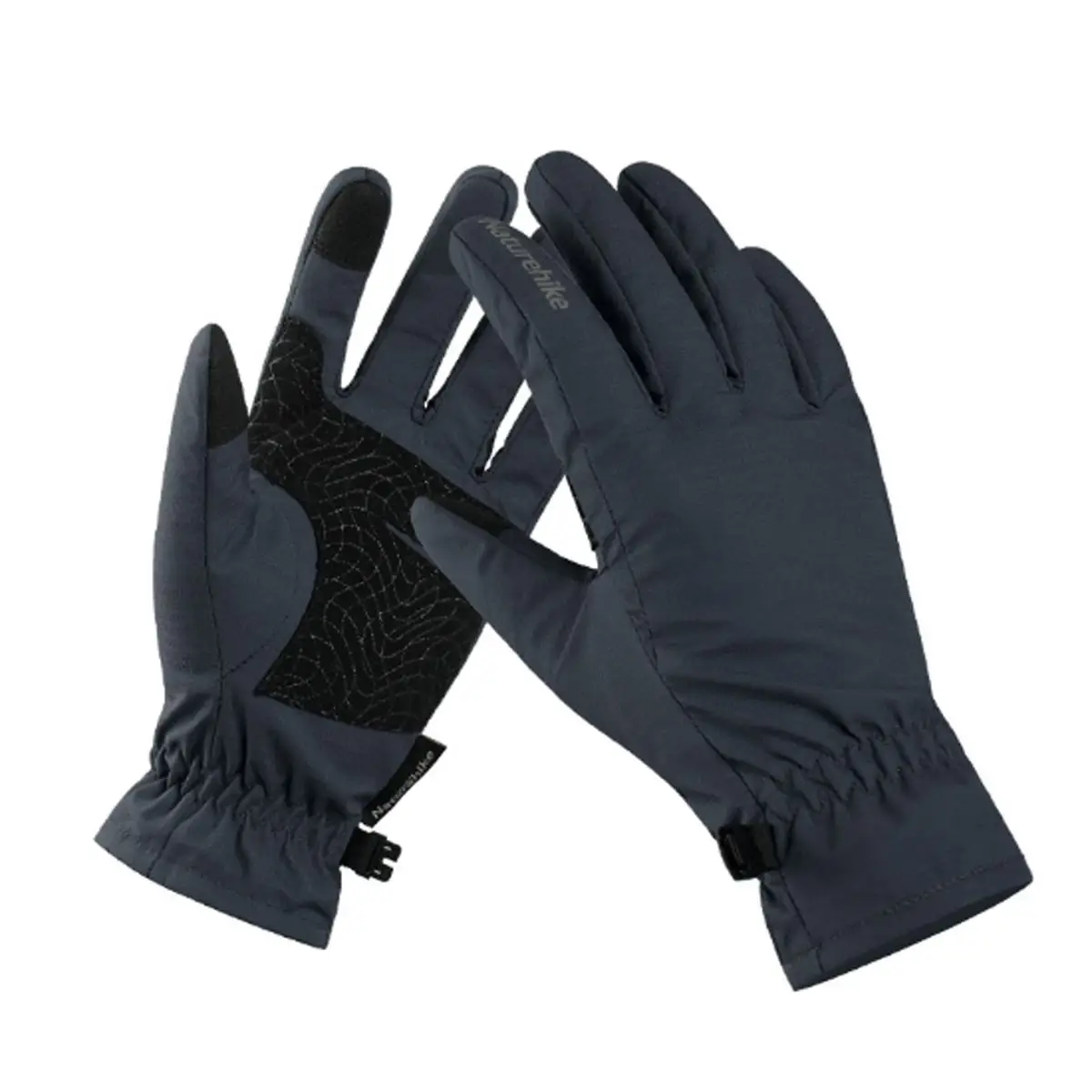 Синий Мотоциклетные перчатки с подогревом водонепроницаемые Guantes Moto зимние перчатки с сенсорным экраном Luva Motociclista перчатки для мотокросса - Цвет: Синий