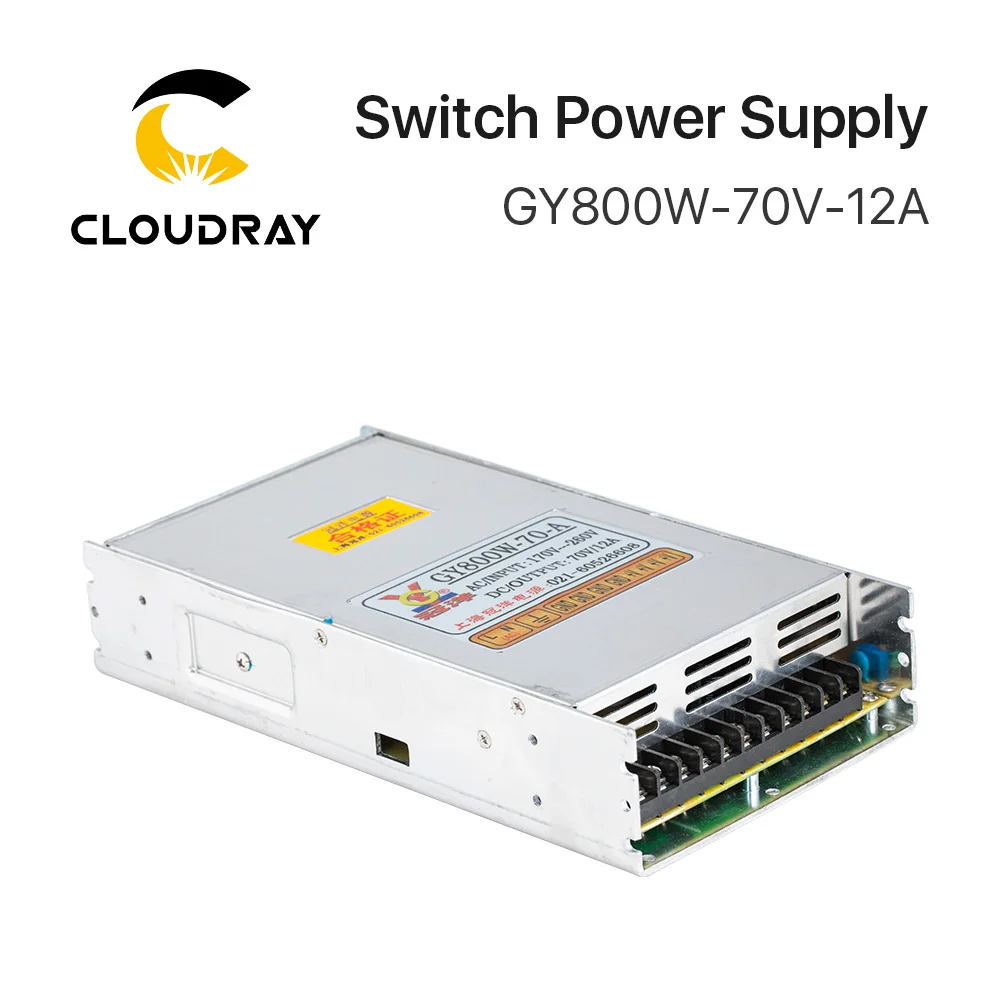 

Блок питания Cloudray Guanyang, 70 в, 12 А, 800 Вт