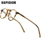 HEPIDEM ацетатные оптические очки в оправе для женщин 2020 Ретро Винтажные круглые очки для взрослых по рецепту очки для близорукости очки 9130