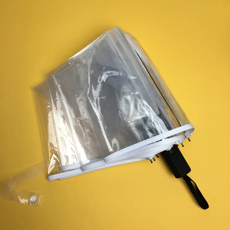 Женский Карманный Маленький зонт от солнца 1 шт. портативный прозрачный