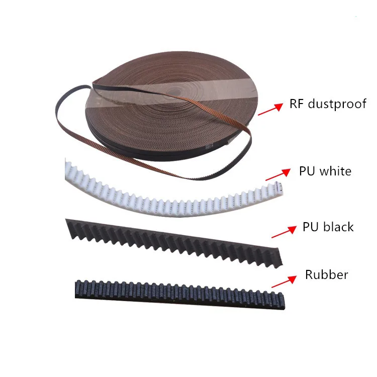 

LINK CNC PU with Steel Core HTD 3M Timing Belt Open Width 20mm for 3D printer parts Anti-wear Reinforce