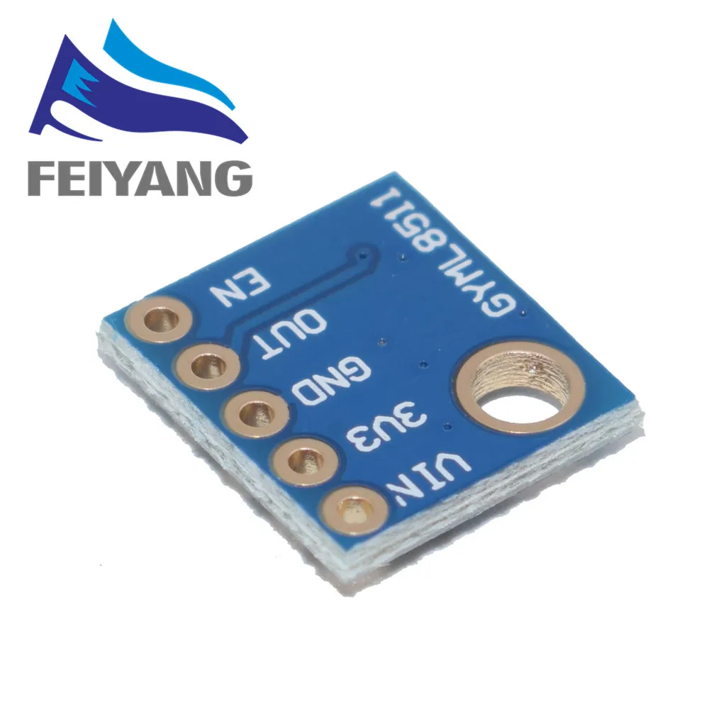 10 шт. GY-8511 ML8511 UVB УФ лучей сенсор пробой тесты модуль детектор аналоговый выход с pin для Arduino