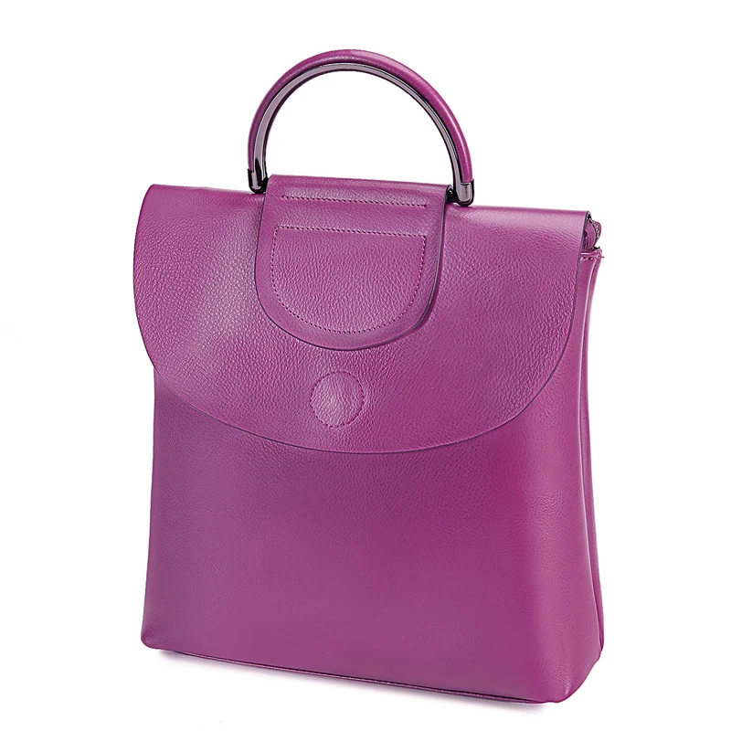 Женский маленький рюкзак из натуральной кожи модная качественная Повседневная