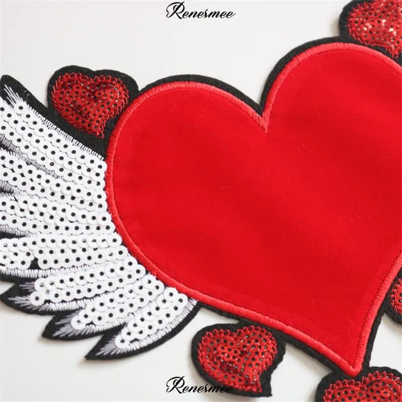 1 шт. новые блестки красные наклейки в романтическом стиле украшение для пальто