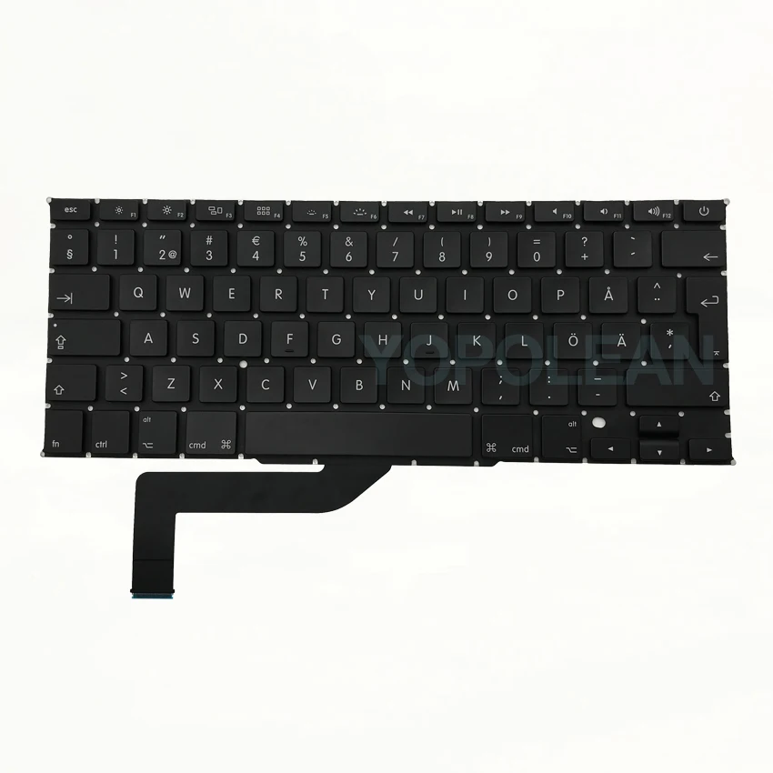 Новый MacBook Pro Retina 15 4 &quotA1398 клавиатура Швеция Шведский макет 2012 2013 2014 2015