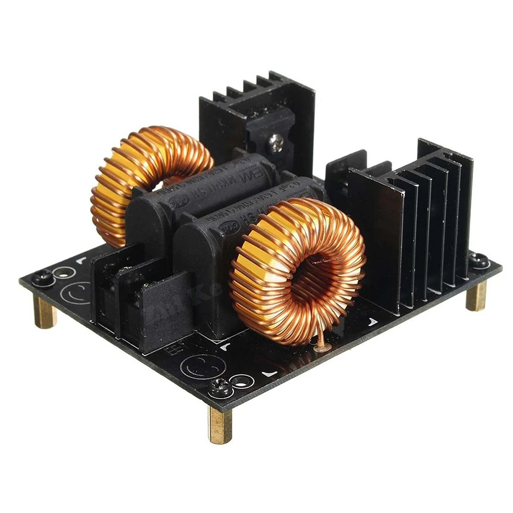 1000W 20A ZVS Low Voltage Induction Heating Coil Module Flyback Driver Heater Large Heat Sink Module Double Layer Electric Parts