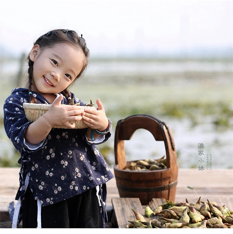 

New girls' spring and autumn Chinese Hanfu baby Tang suit children's photo photography clothing
