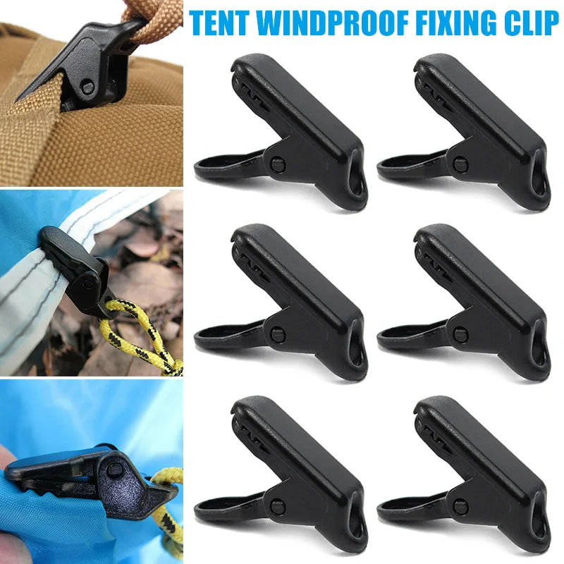 

5/10/20/50pcs Heavy Duty Outdoor Camping Canopies Tent Awning Clamp Tarp Clips Set CMG786