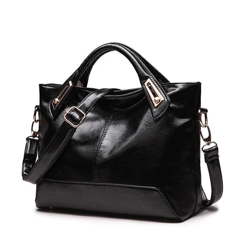 

Fashion Messenger Women bag Casual Popular Handbags sac PU Leather Shoulder Bags for women Oil wax Crossbody Bags bolso mujer