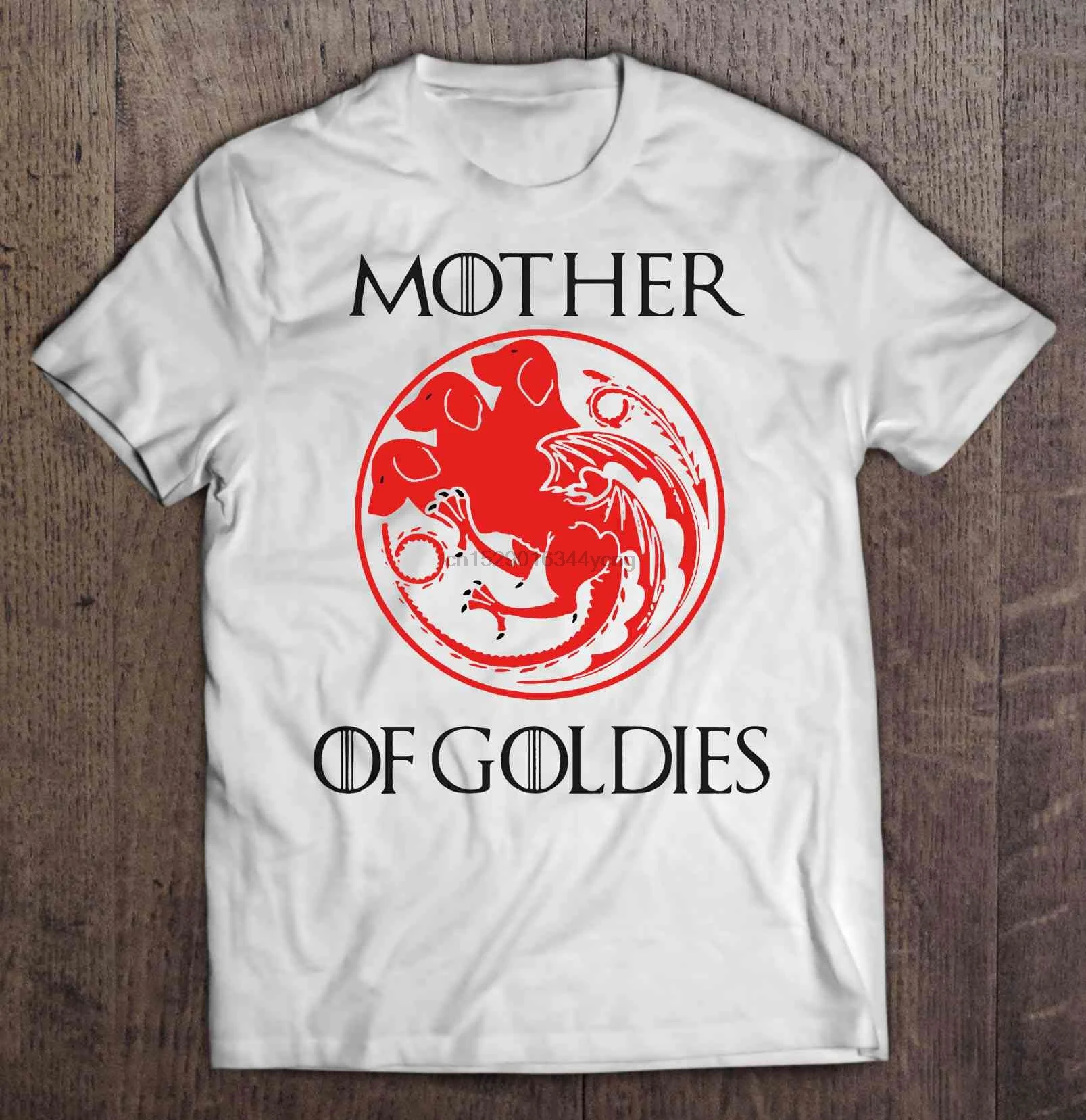 Мужская забавная футболка модная для мамы золотых золотистого ретривера женская