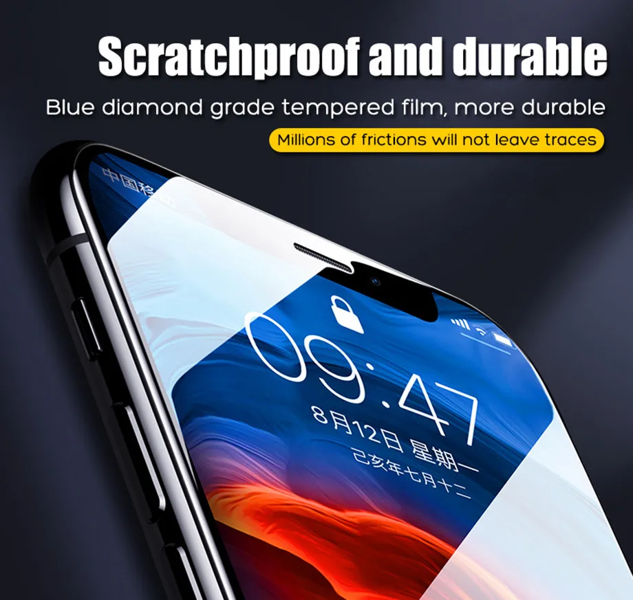 200D полное покрытие закаленное стекло для iphone 11 Pro X XR XS MAX стекло iphone 11 Pro защита экрана защитное стекло на iphone 11