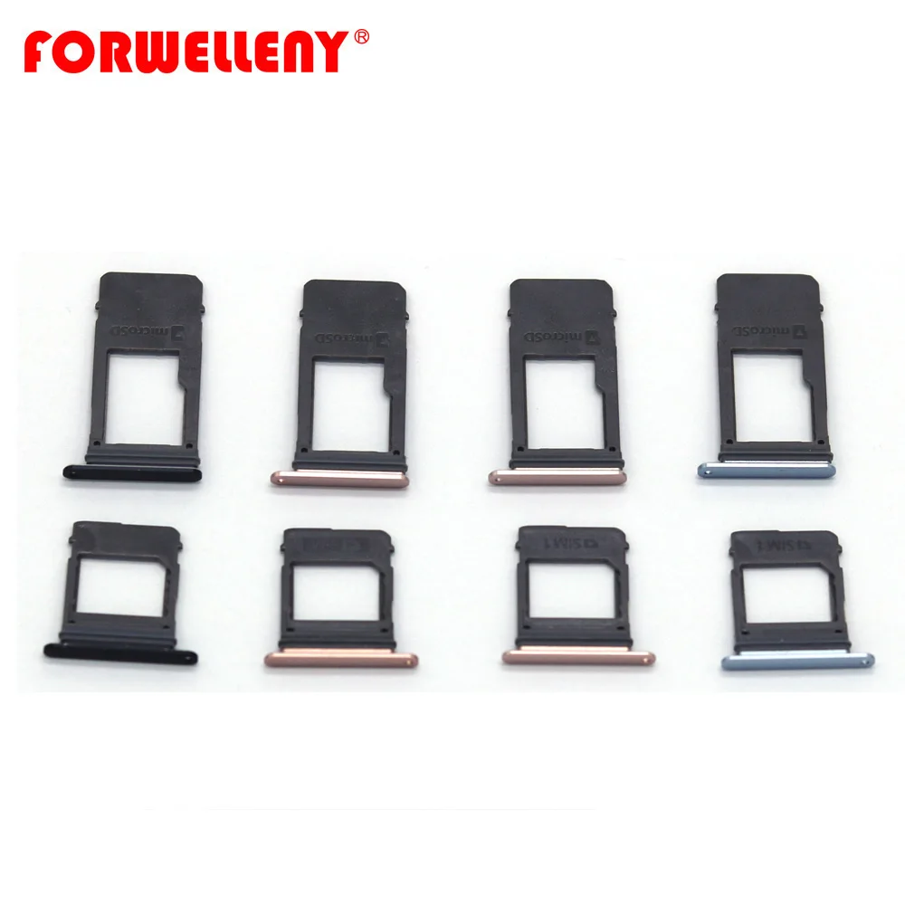 

For Samsung Galaxy A7 A5 2017 Single-Sim Micro Sim Card Holder Slot Tray Replacement Adapters SM-A720 A520 Black, Pink, blue