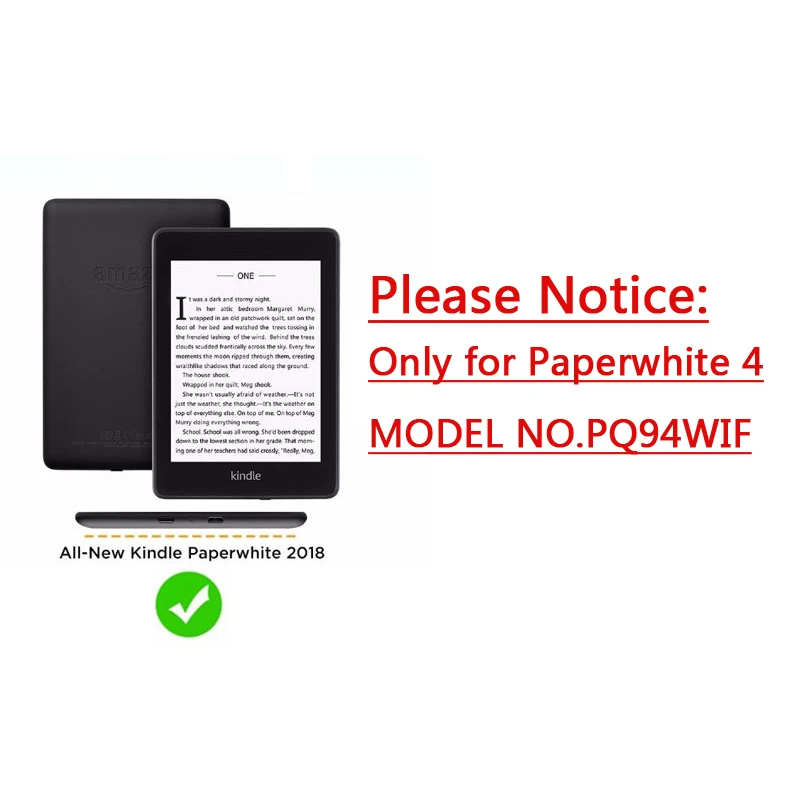 Магнитный смарт чехол 2020 для Amazon New Kindle Paperwhite 4 10 го поколения 2018 выпущенный с