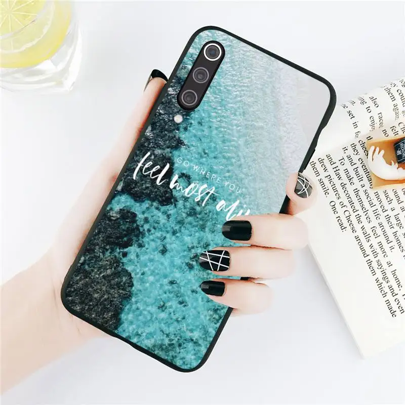 

Letter Travel mountain road Phone Case For Xiaomi Redmi note 7 8 9 t max3 s 10 pro lite Luxury brand shell funda coque