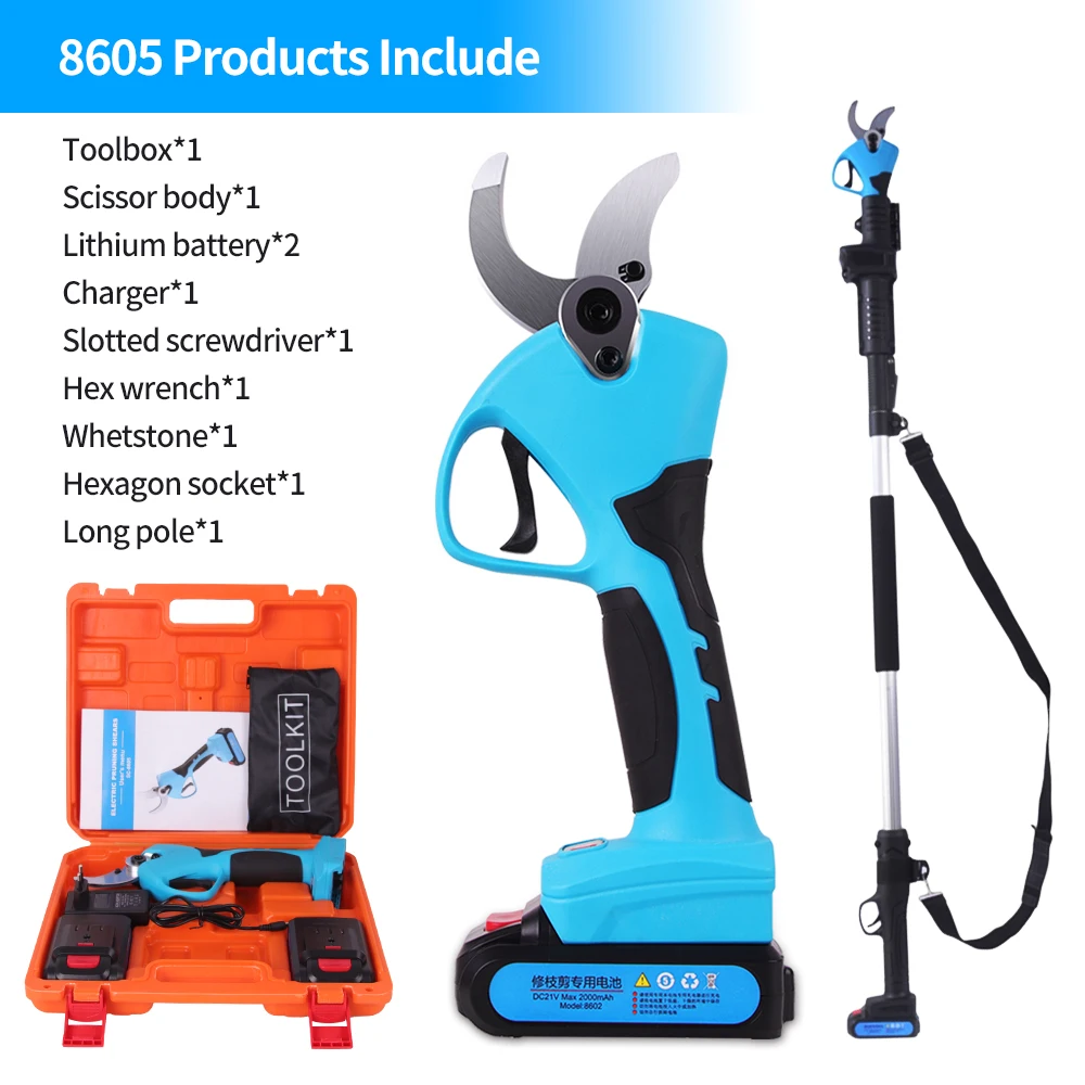 SWANSOFT 40 мм Li-Ion аккумуляторные электрические секаторы, деревообрабатывающие секаторы, ножницы для резки, секаторы