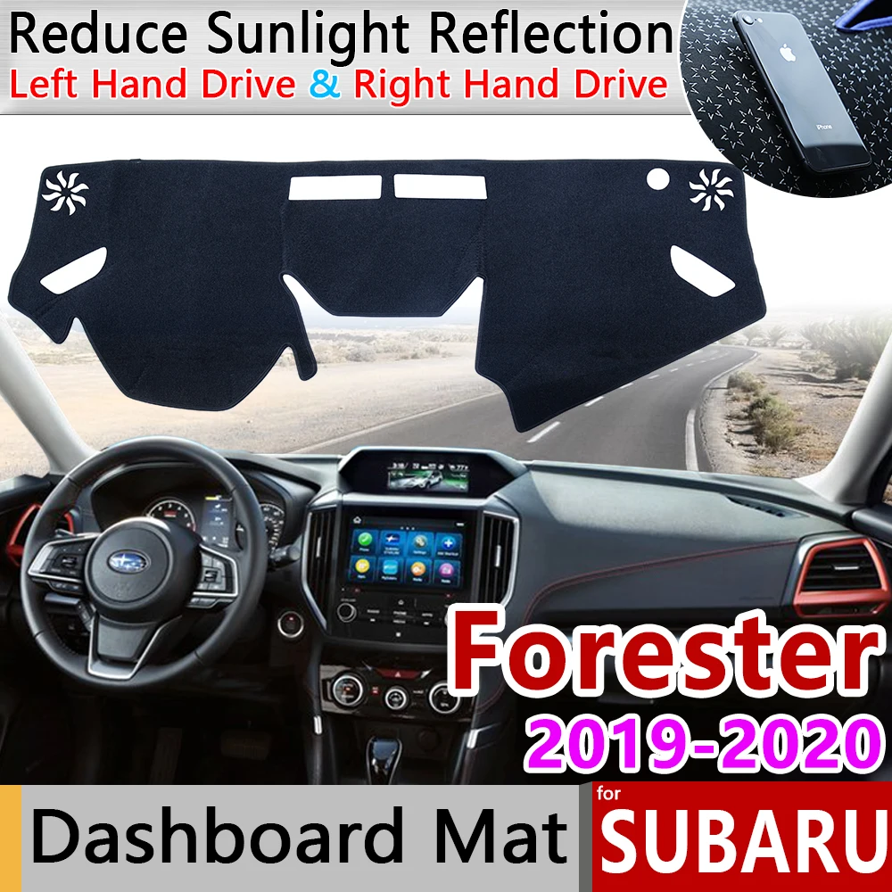 Для Subaru Forester 2019 2020 SK Противоскользящий коврик для приборной панели защиты от