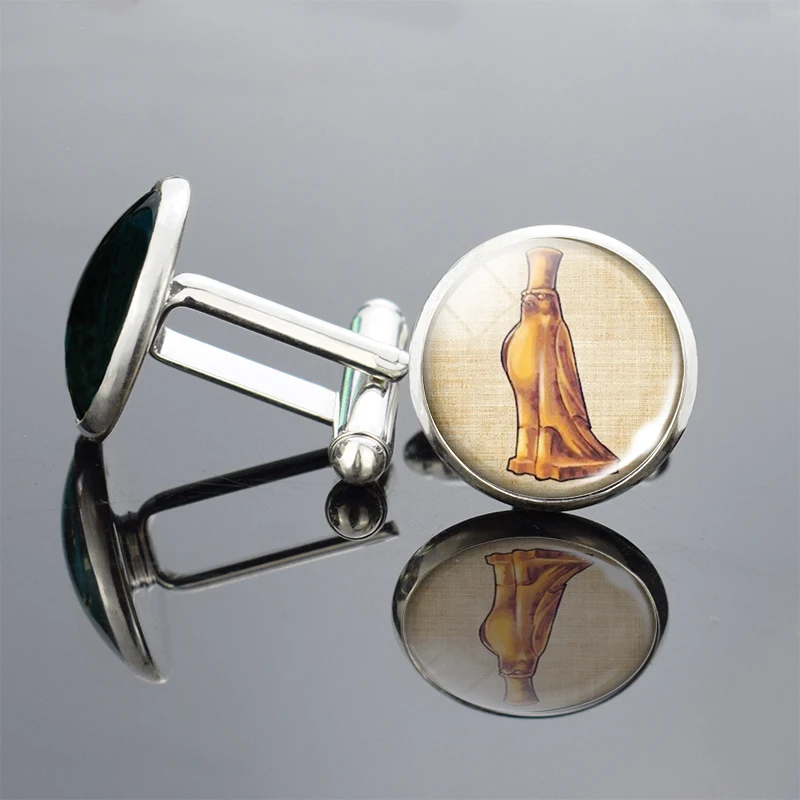 Египетский анкс Пирамида Фараона рубашка Запонки Древняя египетская культура