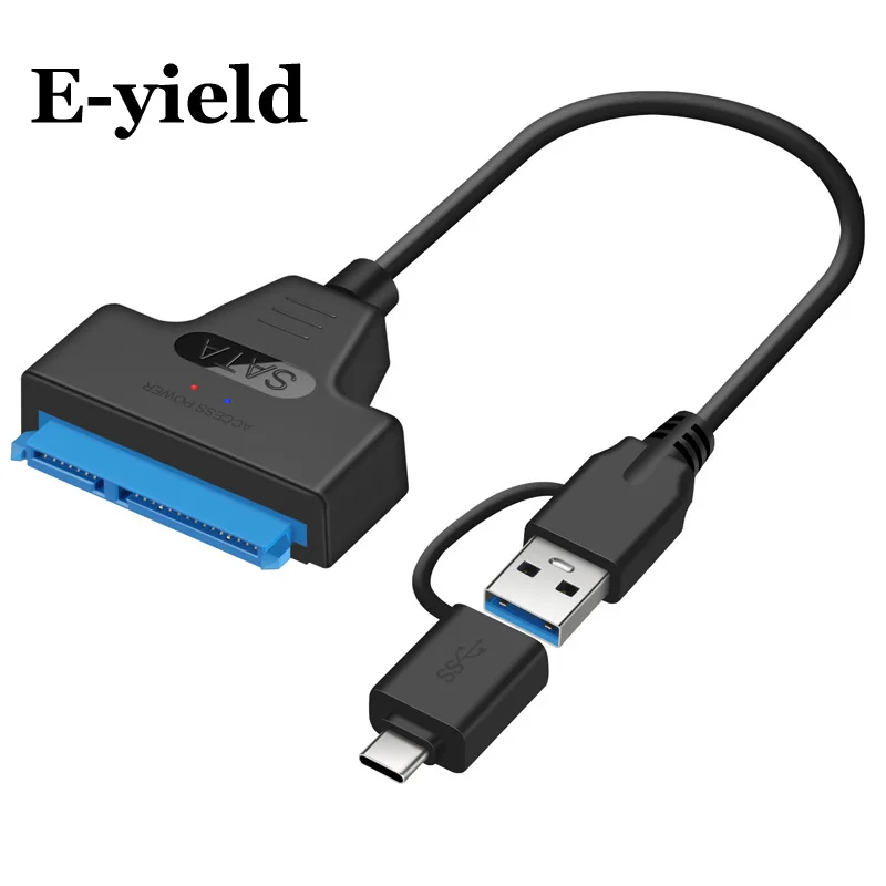 

USB 3.0 to SATA 7+15 pin Adapter Cable For 2.5 inch HDD SSD