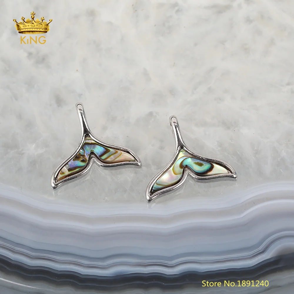 Silver Abalone Shell 5 шт Абалон ракушка, розовая ракушка, белая ракушка Подвески для изготовления ювелирных изделий, натуральная ракушка рыбий хвост подвески DIY ракушка принадлежности для сережек - Окраска металла: Silver Abalone Shell